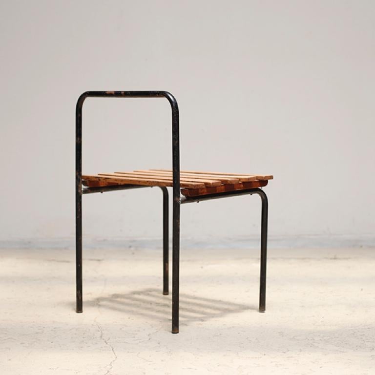Mid-Century Modern Luggage Rack or Stool from Les Arcs