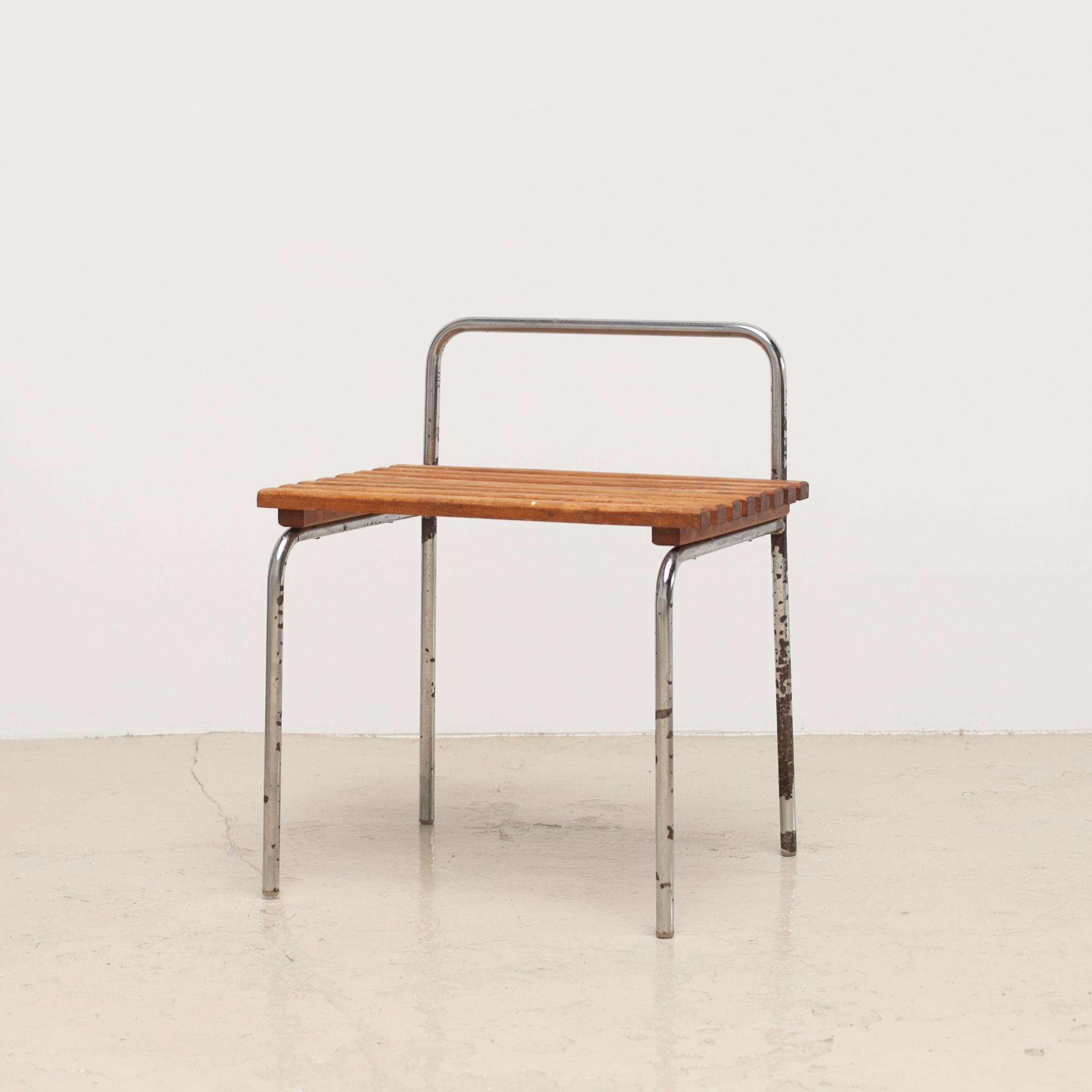 French Luggage Rack or Stool from Les Arcs, 1960s