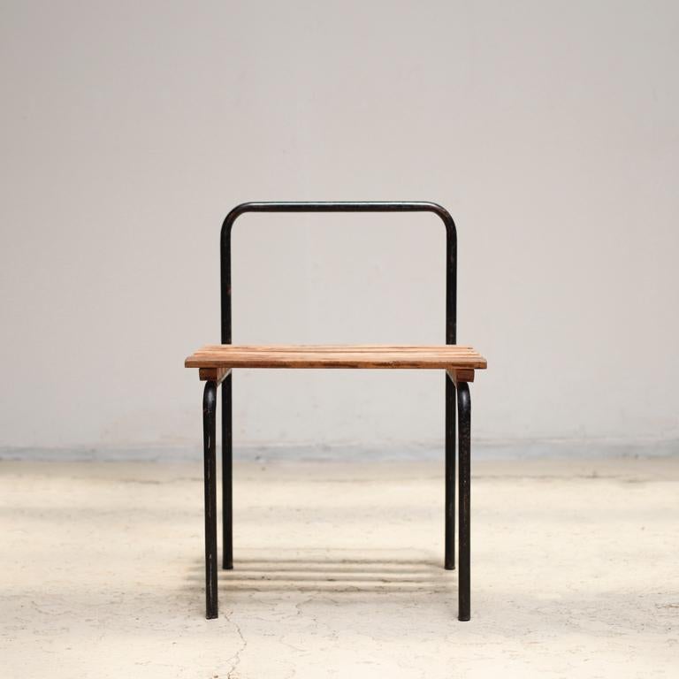 Mid-20th Century Luggage Rack or Stool from Les Arcs