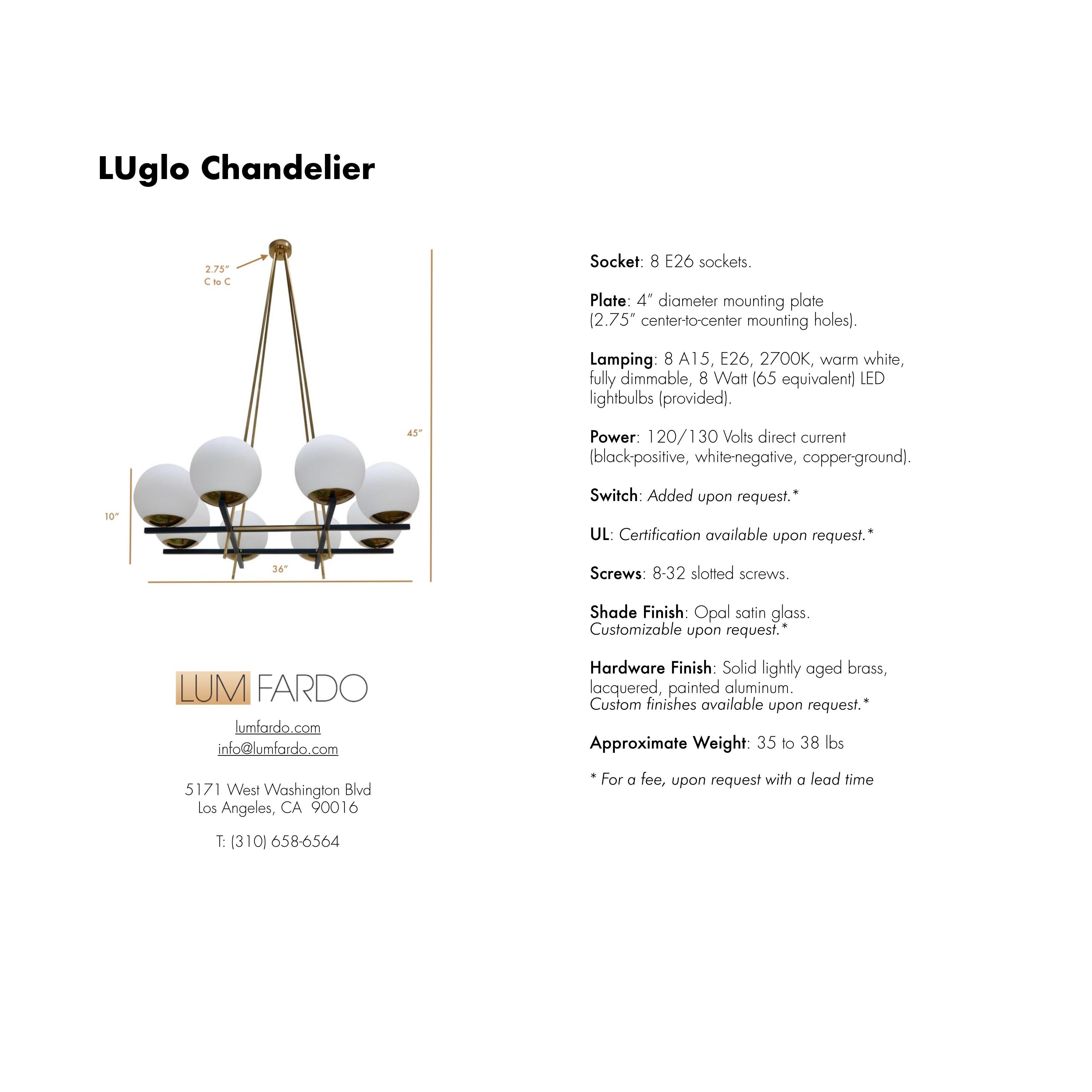 LUglo Chandelier For Sale 3
