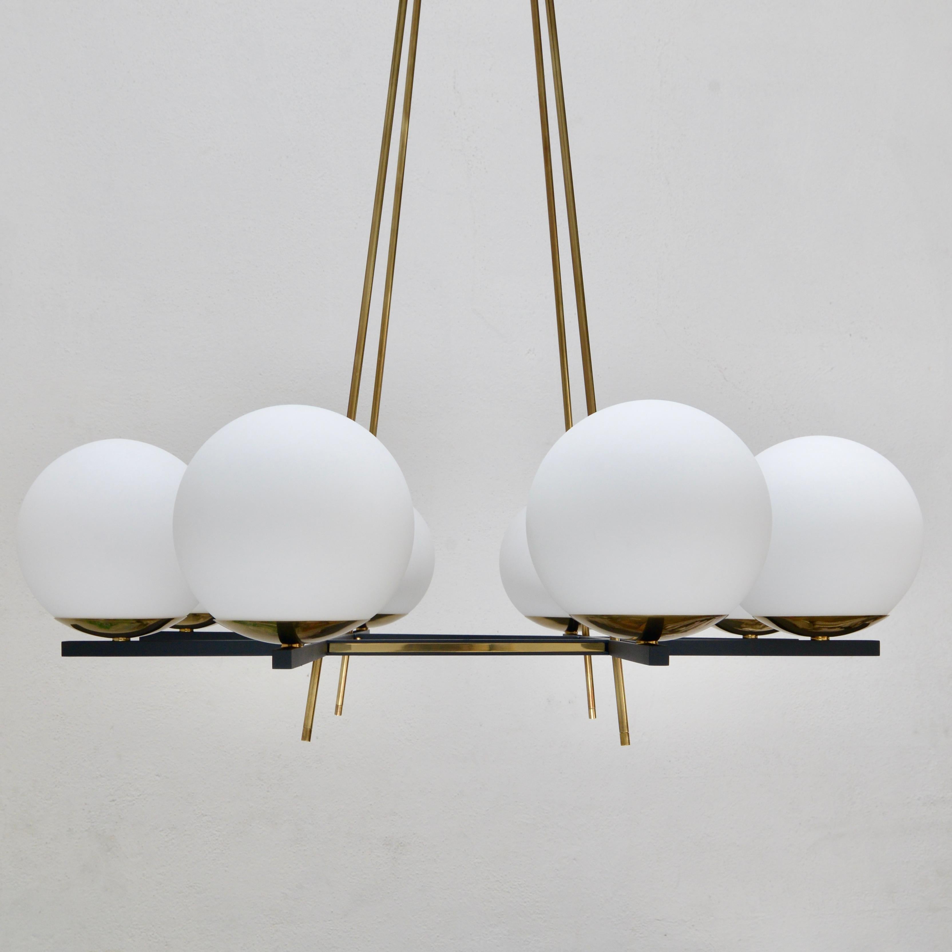 Mid-Century Modern LUglo Chandelier For Sale