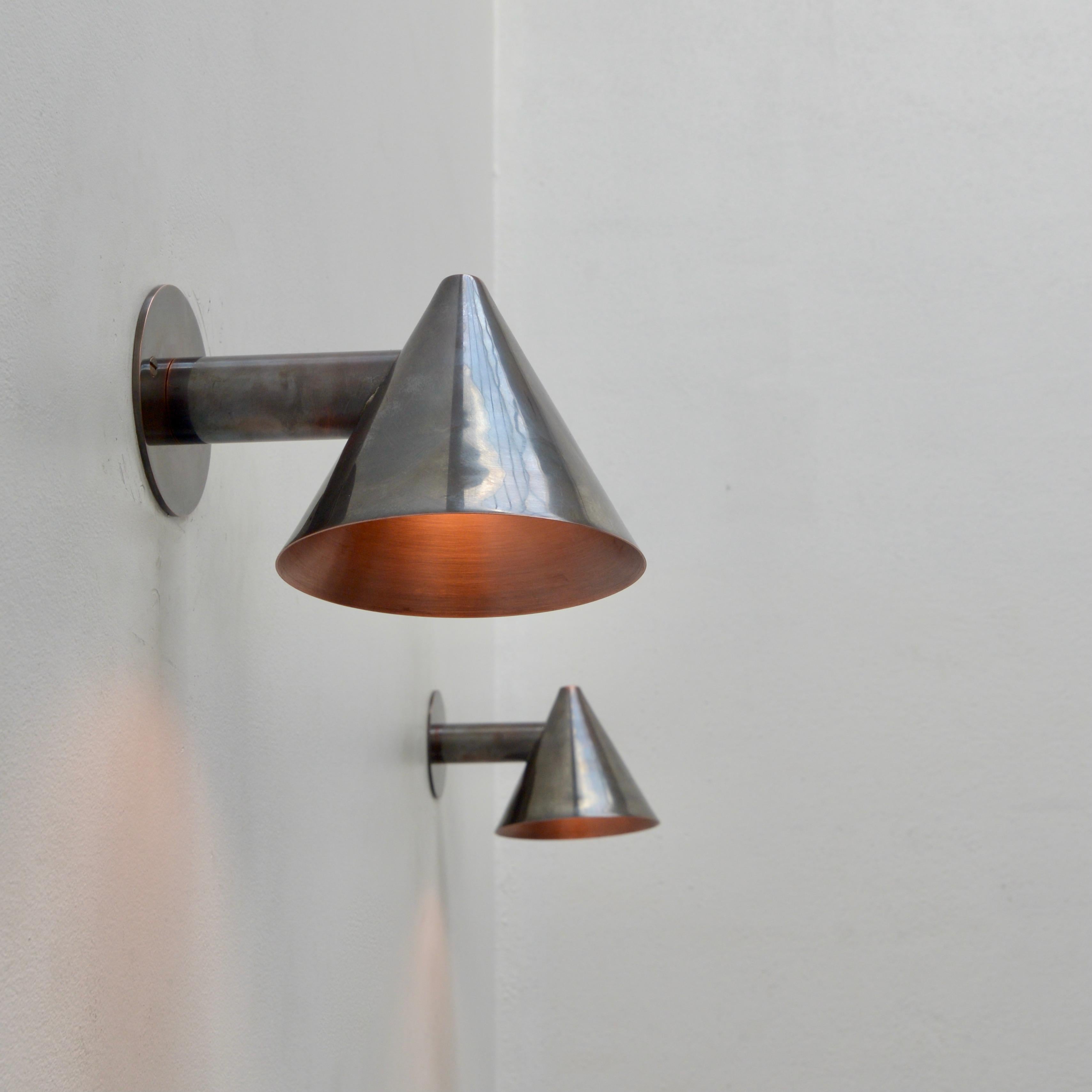 Patinated LUhans Indoor Outdoor Sconce 'Pat Cop'