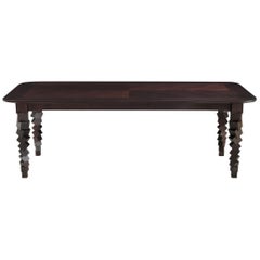 LUI 4/T Dining table in Matt Dark Walnut Finish