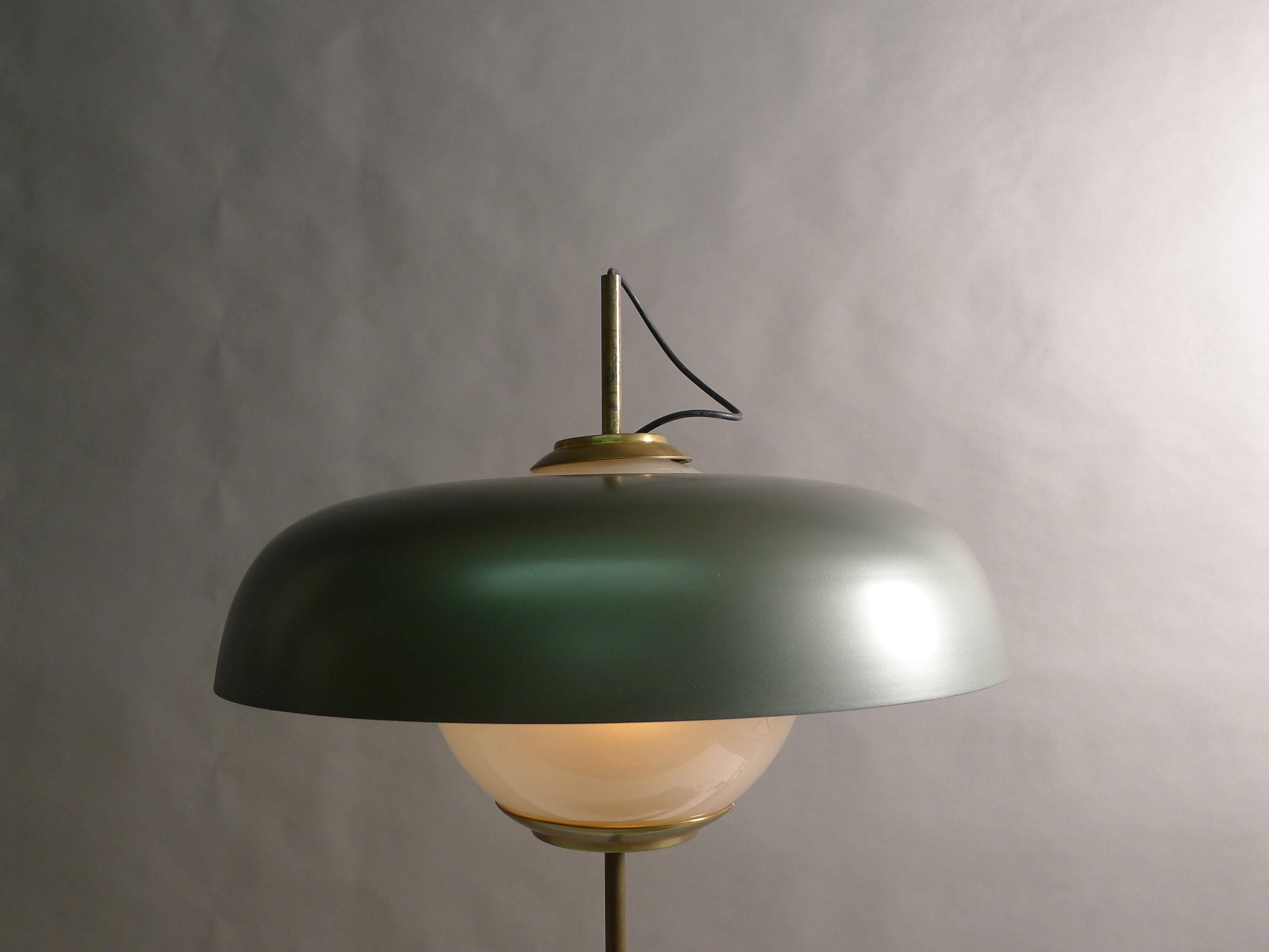 Aluminum Luiggi Caccia Dominioni; Mikado Lamp for Azucena Italy, 1963, Original Version For Sale