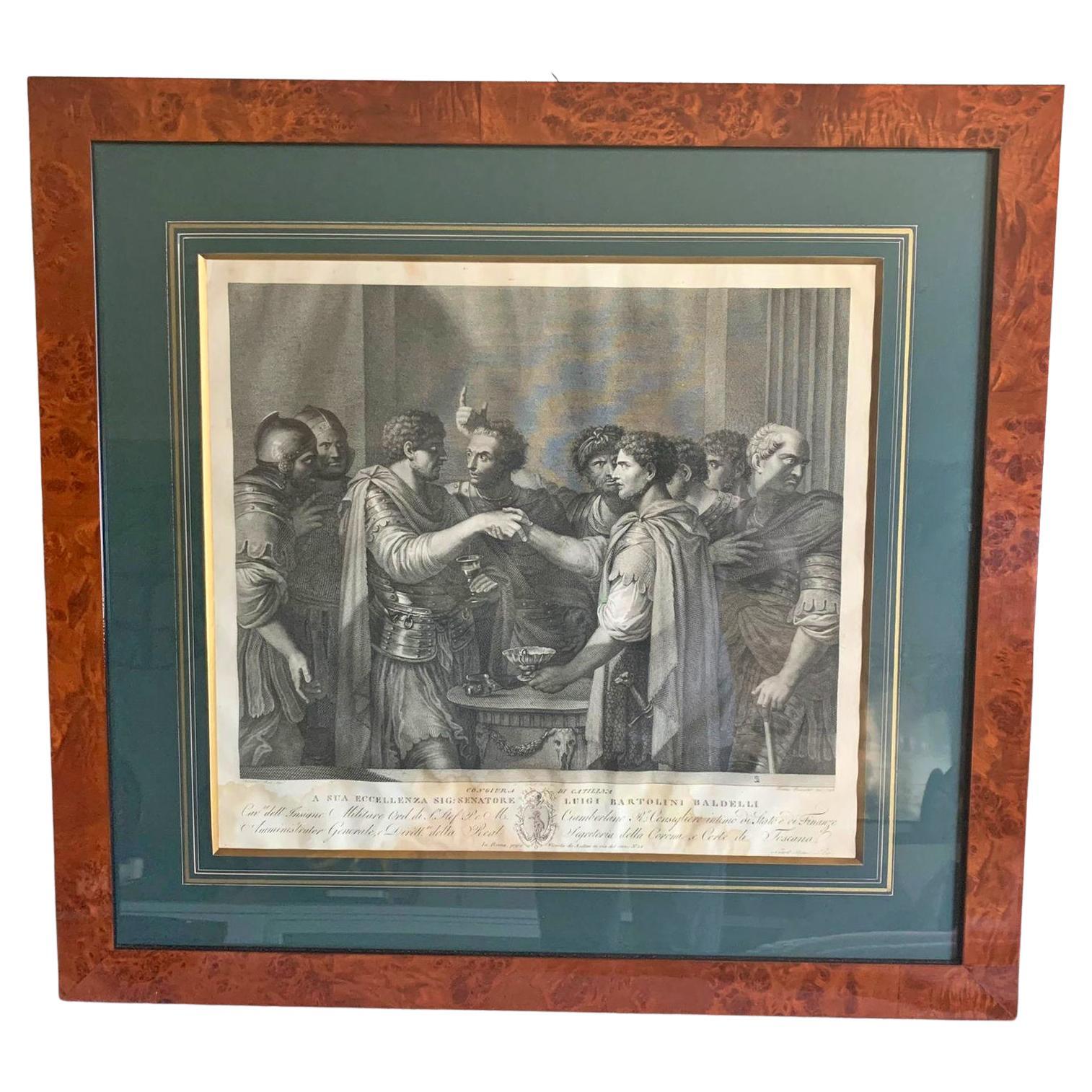 Luigi Bartolini Baldelli "Scena romana" XIX secolo