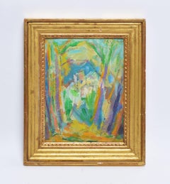 Italian Modernist Cityscape by Luigi Bartolini