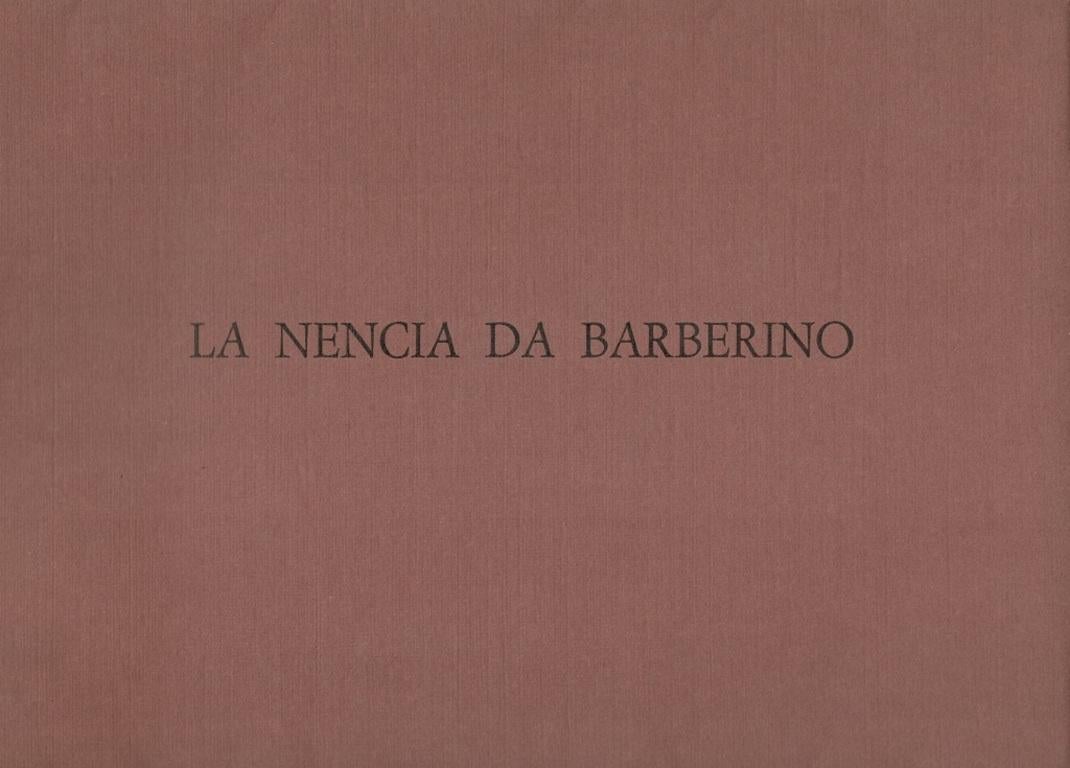 La Nencia da Barberin - Etching by Luigi Bartolini - 1940s For Sale 1