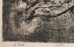 Le Trote - Acquaforte di Luigi Bartolini - 1934
