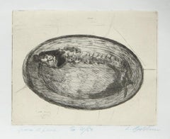 Antique Spina di Pesce - Etching by Luigi Bartolini - 1929