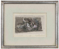 Violette - Acquaforte di Luigi Bartolini - 1936