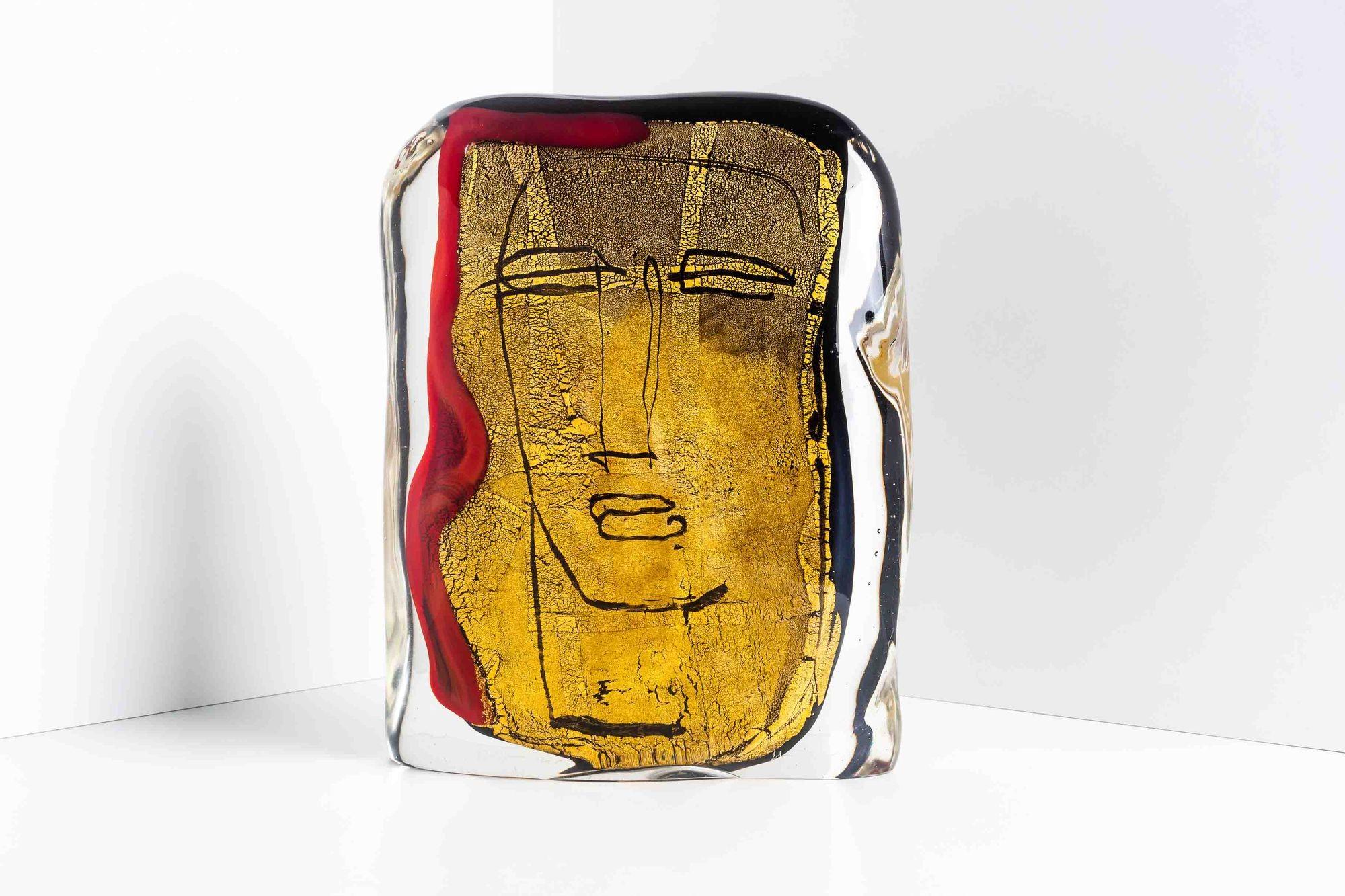 Luigi Benzoni Skulptur aus Volta-Glas mit dem Titel im Angebot 2