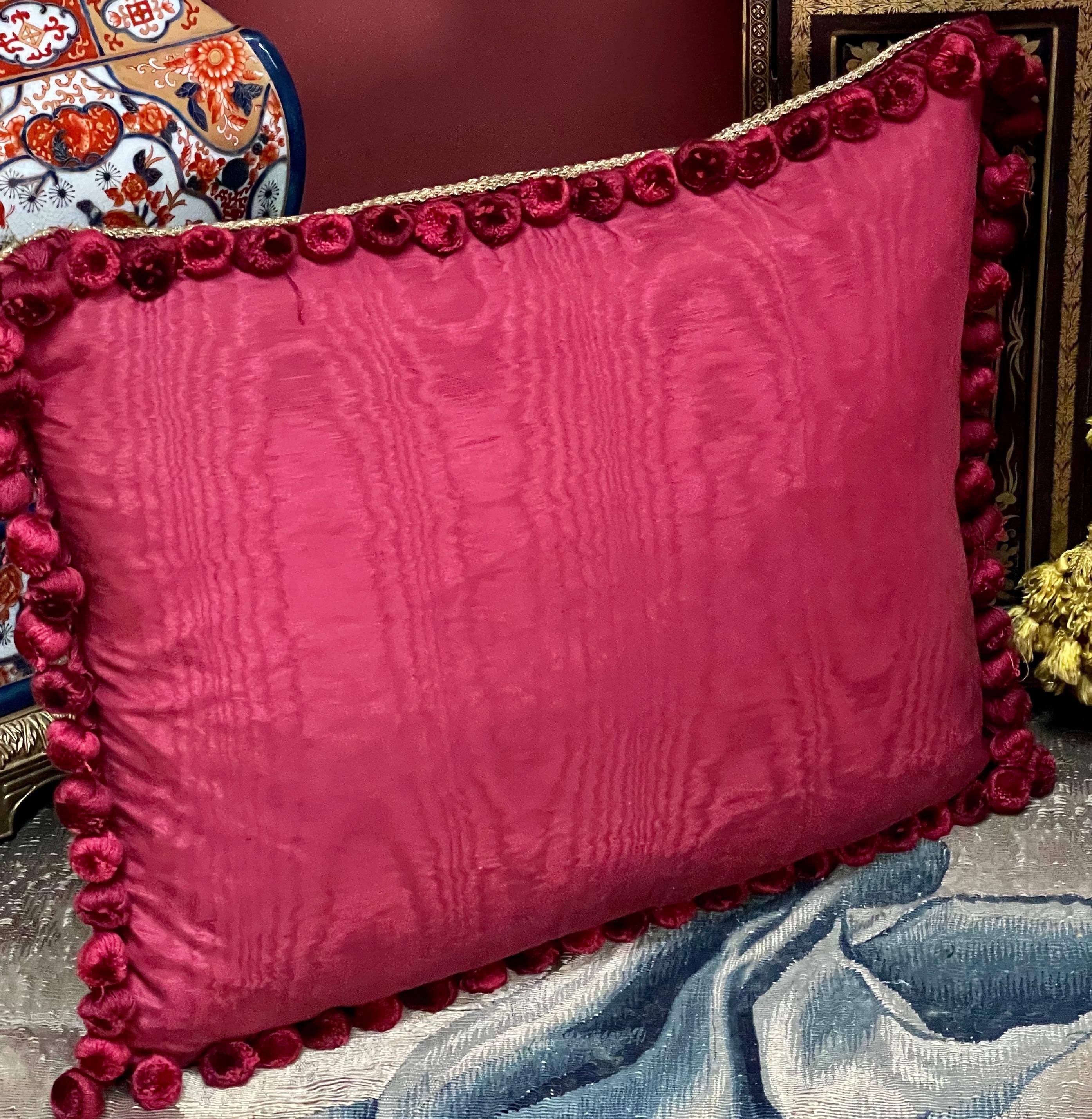 Luigi Bevilacqua Soprarizzo Silk Velvet Pillow For Sale 3