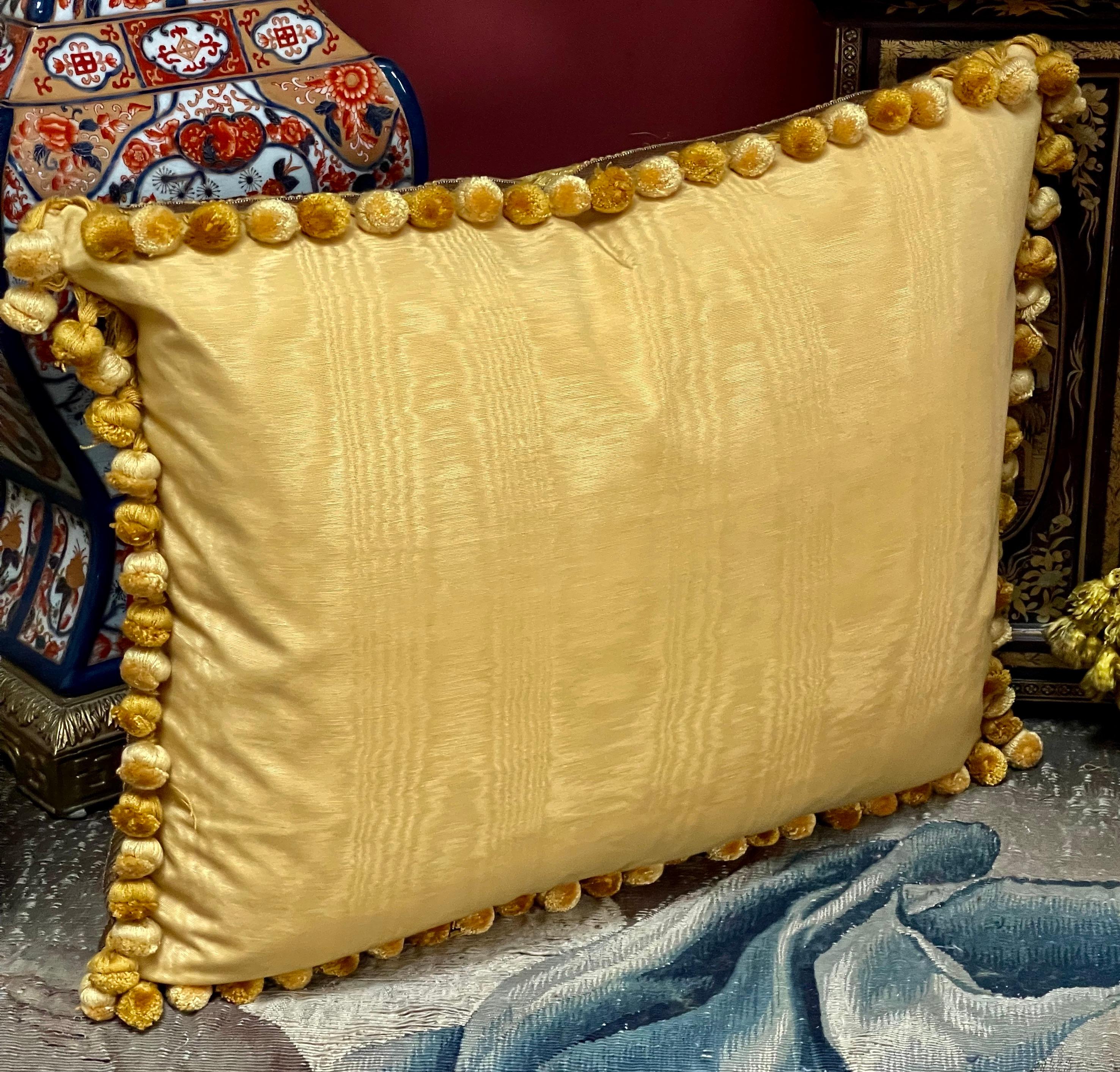 Luigi Bevilacqua Soprarizzo Silk Velvet Pillow For Sale 3