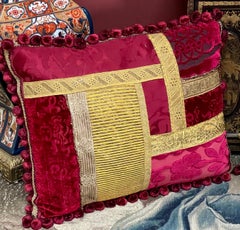Luigi Bevilacqua Soprarizzo Silk Velvet Pillow