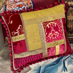 Luigi Bevilacqua Soprarizzo Silk Velvet Pillow