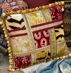Luigi Bevilacqua Soprarizzo Silk Velvet Pillow