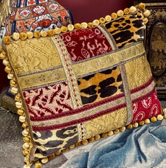 Luigi Bevilacqua Soprarizzo Silk Velvet Pillow