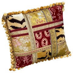 Luigi Bevilacqua Soprarizzo Silk Velvet Pillow