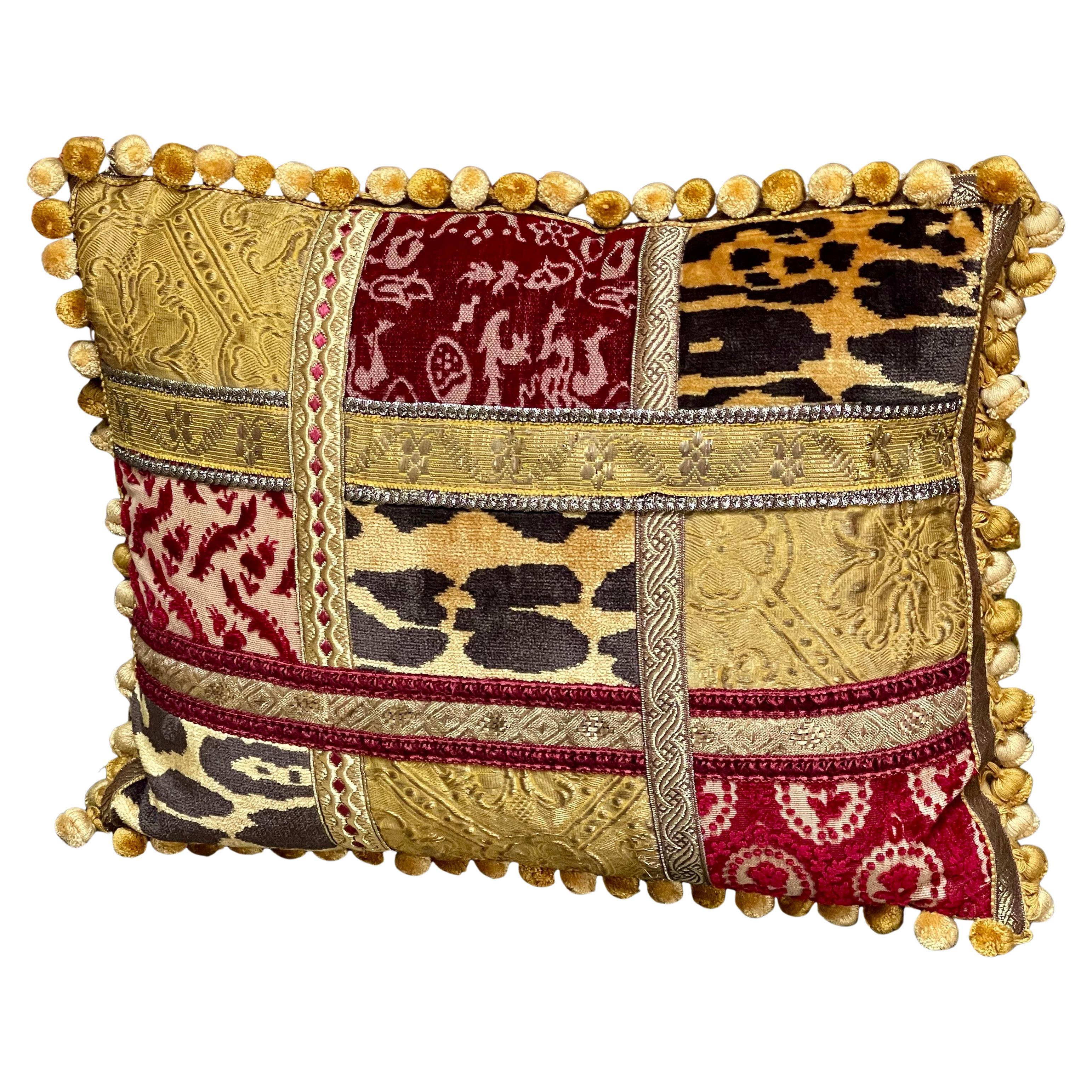 Luigi Bevilacqua Soprarizzo Silk Velvet Pillow