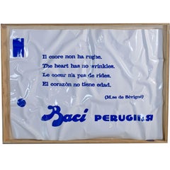 Untitled Kisses Resin Wall Art, Mid-Century Modern, 1990s, Signed