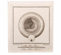 Öllampe – Radierung von Luigi Biondi  – 18. Jahrhundert