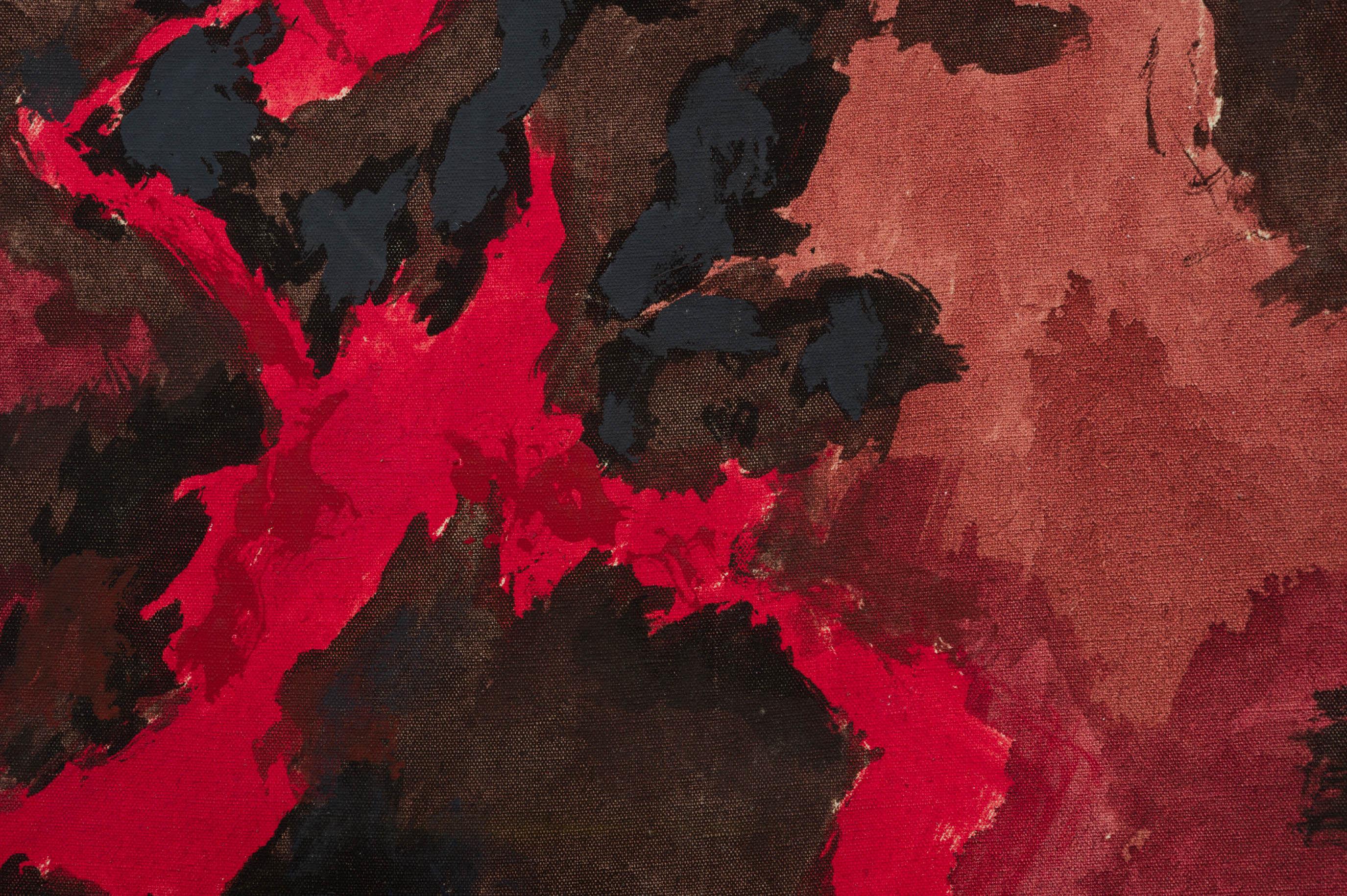 Senza titolo - Abstract Painting Nero di Luigi Boille
