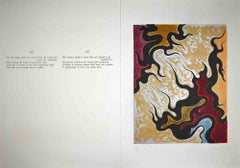Composition - Impression sérigraphiée de Luigi Boille - 1971