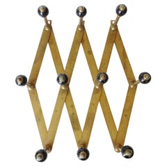 Luigi Caccia Dominioni Porte-manteau réglable pour Azucena, Italie, années 1950