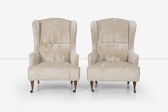 Luigi Caccia Dominioni 'Ambrosianeum" High-Back Lounge Chairs
