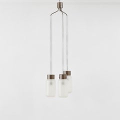 Luigi Caccia Dominioni Bidone chandelier for Azucena, Italy 1960s
