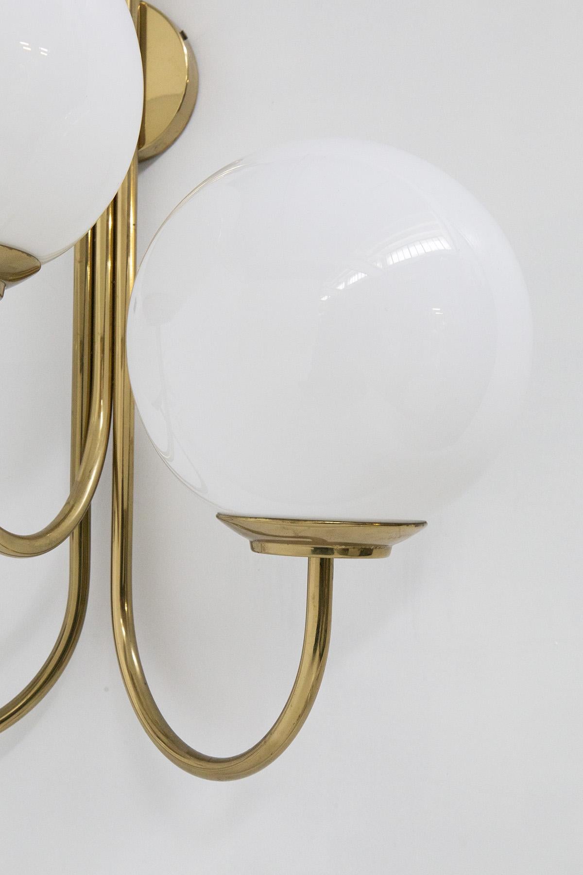 Mid-Century Modern Luigi Caccia Dominioni Brass Applique for Azucena