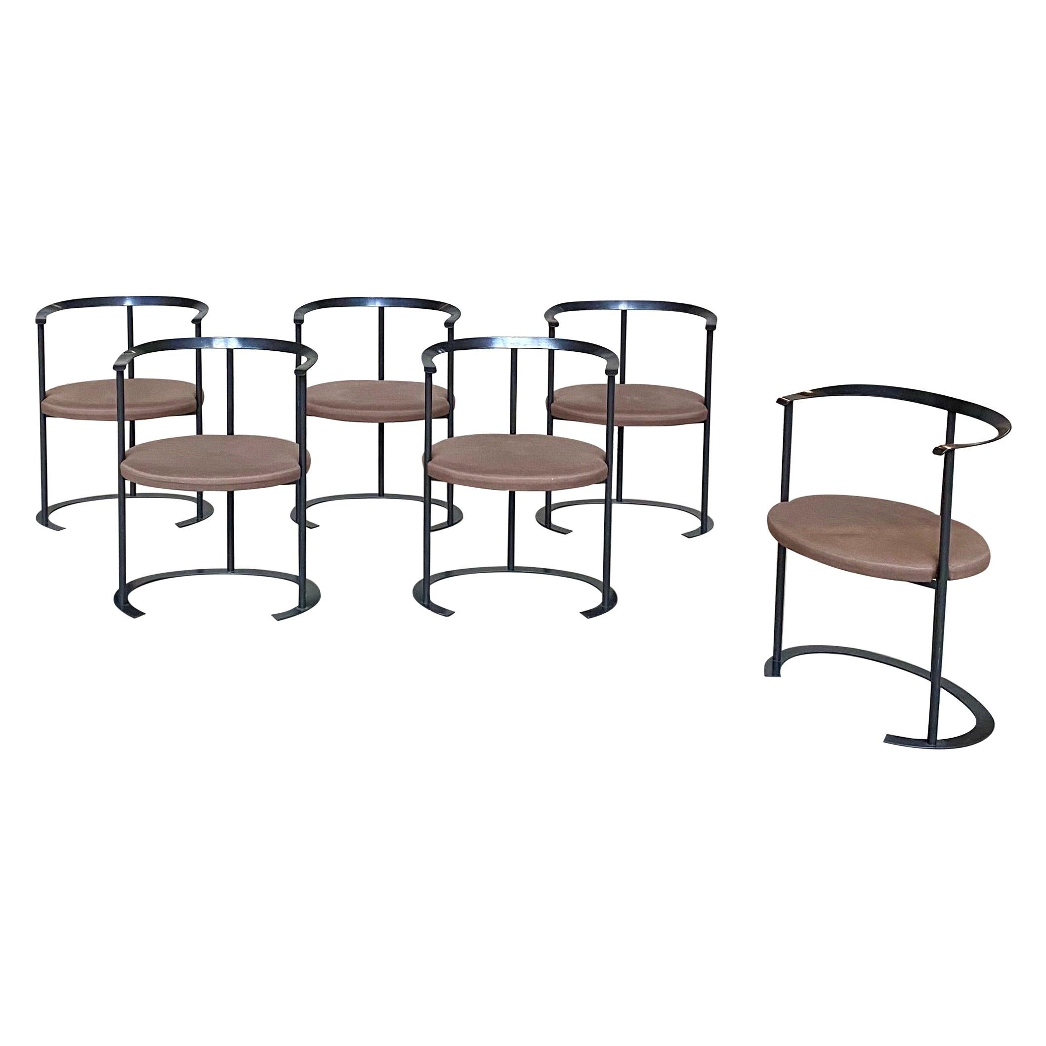 Luigi Caccia Dominioni "Catilina" Chairs for Azucena, 1958, Set of 6