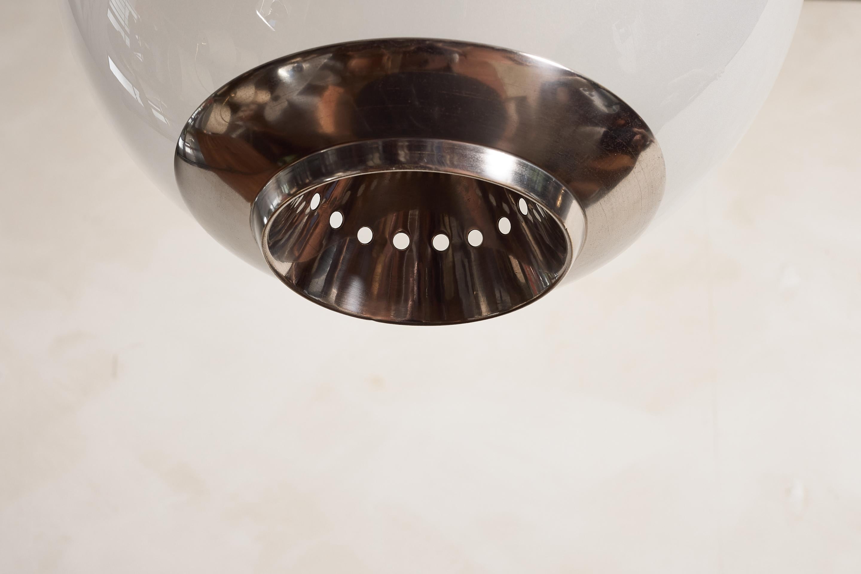 Metà XX secolo Luigi Caccia Dominioni Ciondolo cromato in vendita