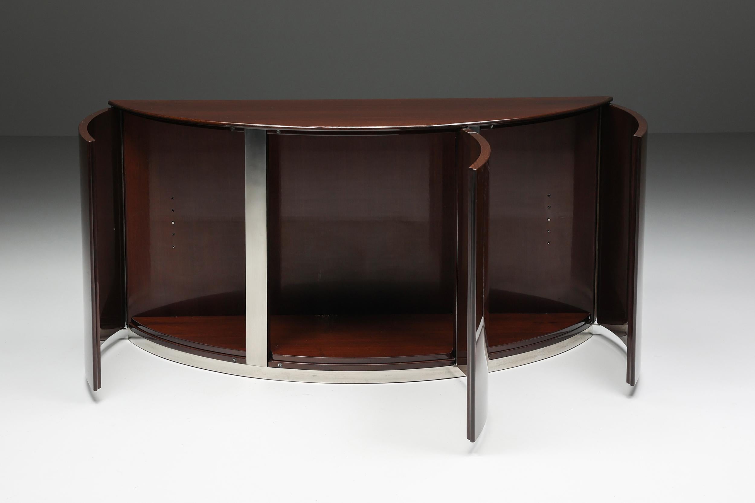 Late 20th Century Luigi Caccia Dominioni Credenza for Azucena, Italian Design, Castiglioni, 1970's