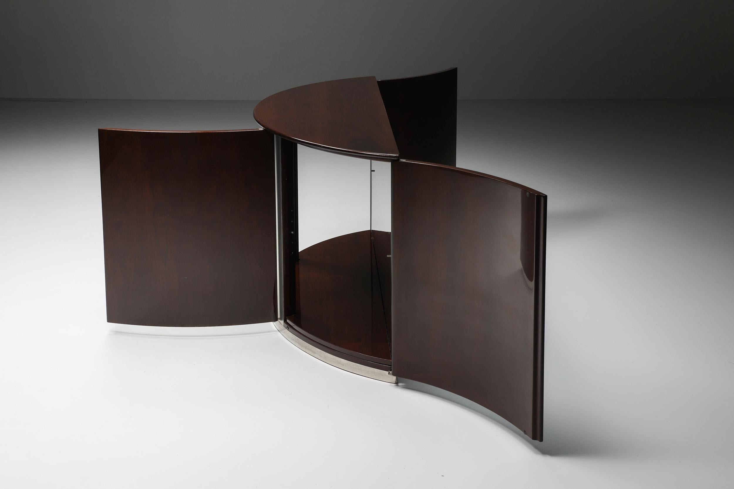 Luigi Caccia Dominioni Credenza for Azucena, Italian Design, Castiglioni, 1970's 1