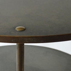 Luigi Caccia Dominioni, Früher T6-Wagentisch mit zwei Etagen für Azucena, 1950er Jahre