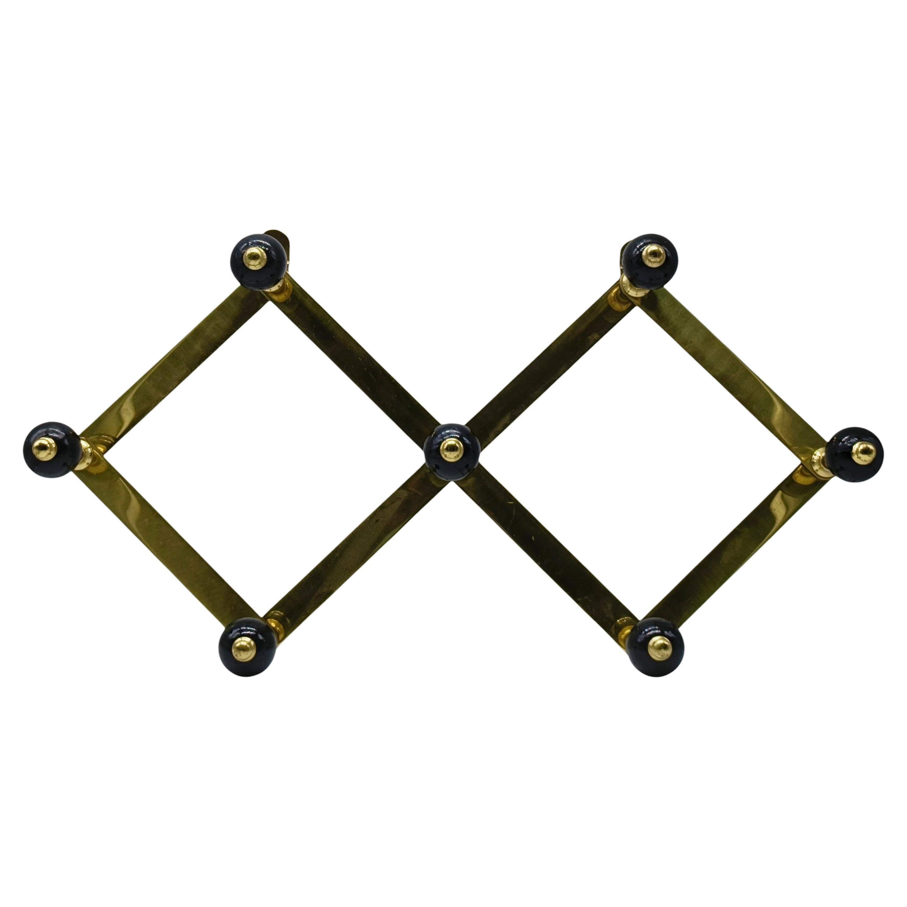 Luigi Caccia Dominioni for Azucena "AT4" Wall Coat Rack, Italy, 1950s