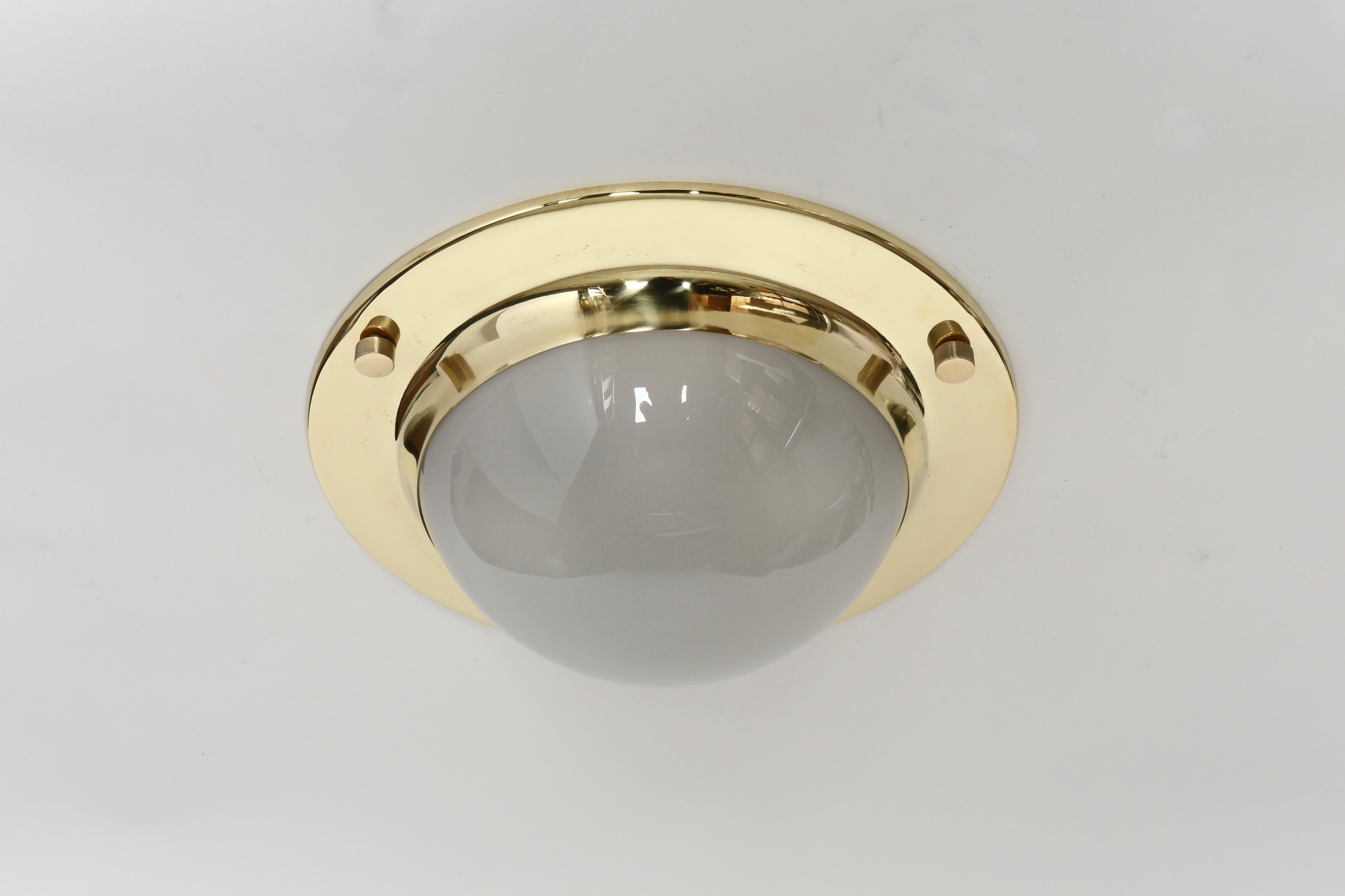 Luigi Caccia Dominioni for Azucena Ceiling Light Tommy Model LSp6 In Good Condition For Sale In Brooklyn, NY