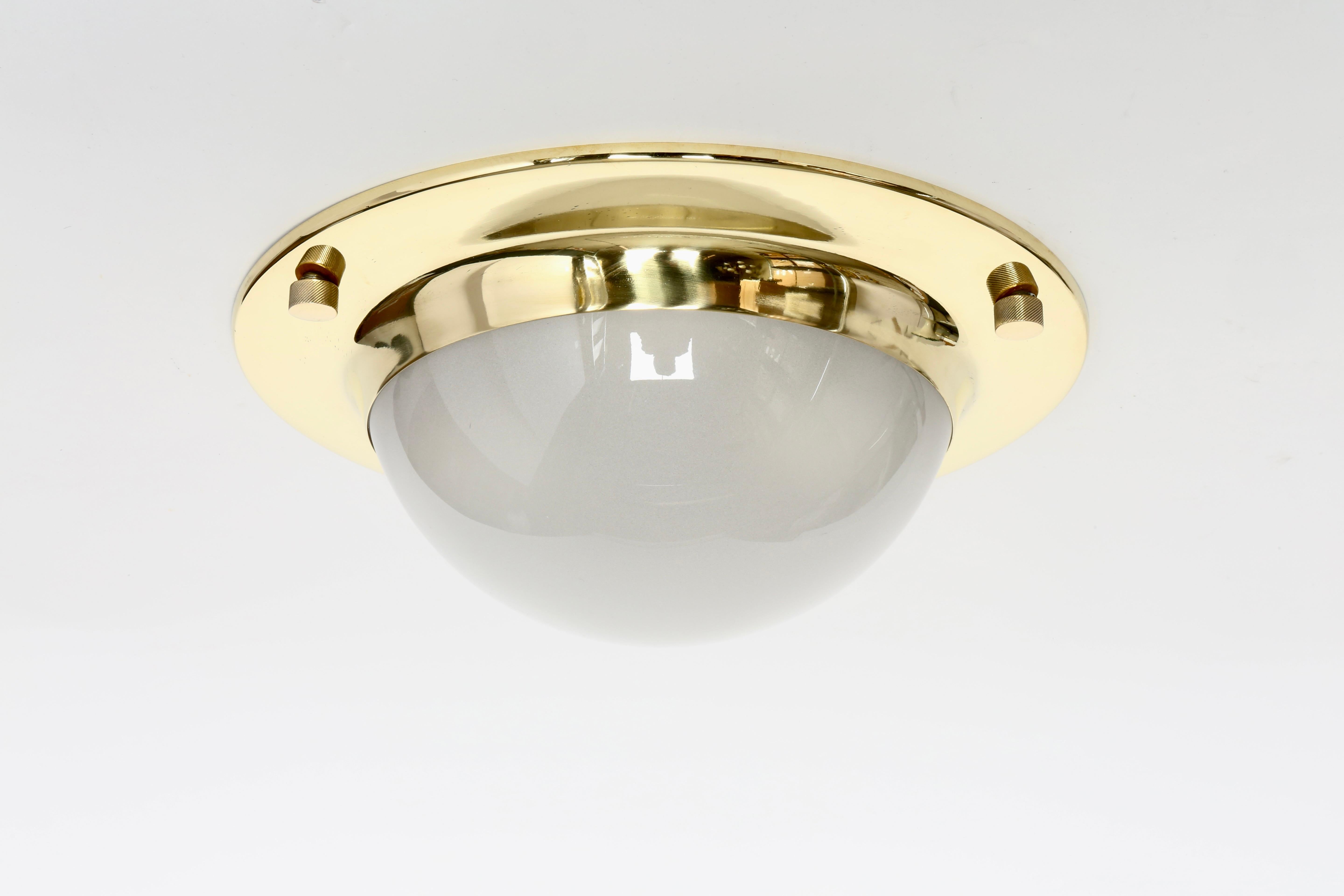 Mid-Century Modern Luigi Caccia Dominioni for Azucena ceiling light Tommy model LSp6, Large For Sale