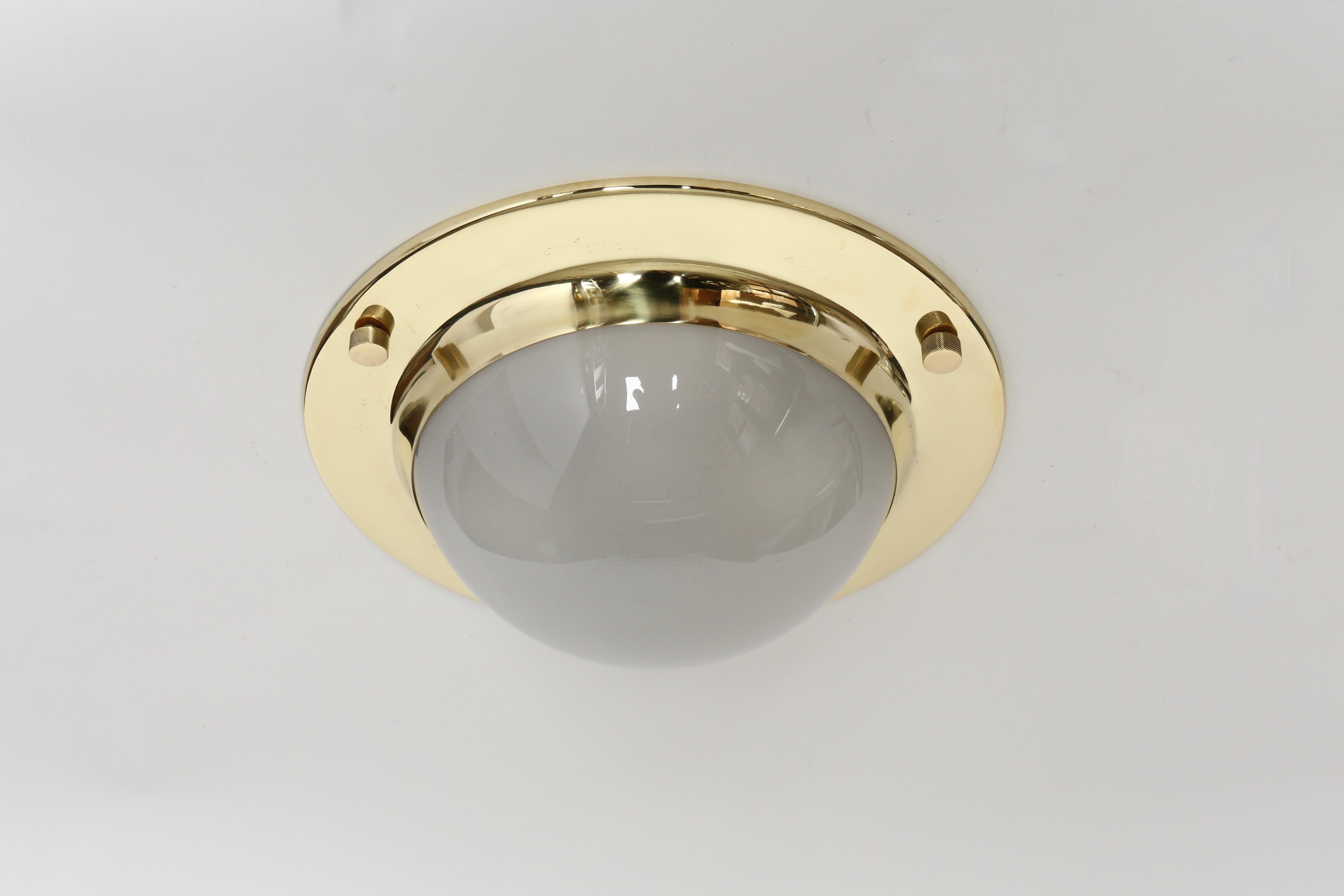 Luigi Caccia Dominioni for Azucena ceiling light Tommy model LSp6, Large In Good Condition For Sale In Brooklyn, NY