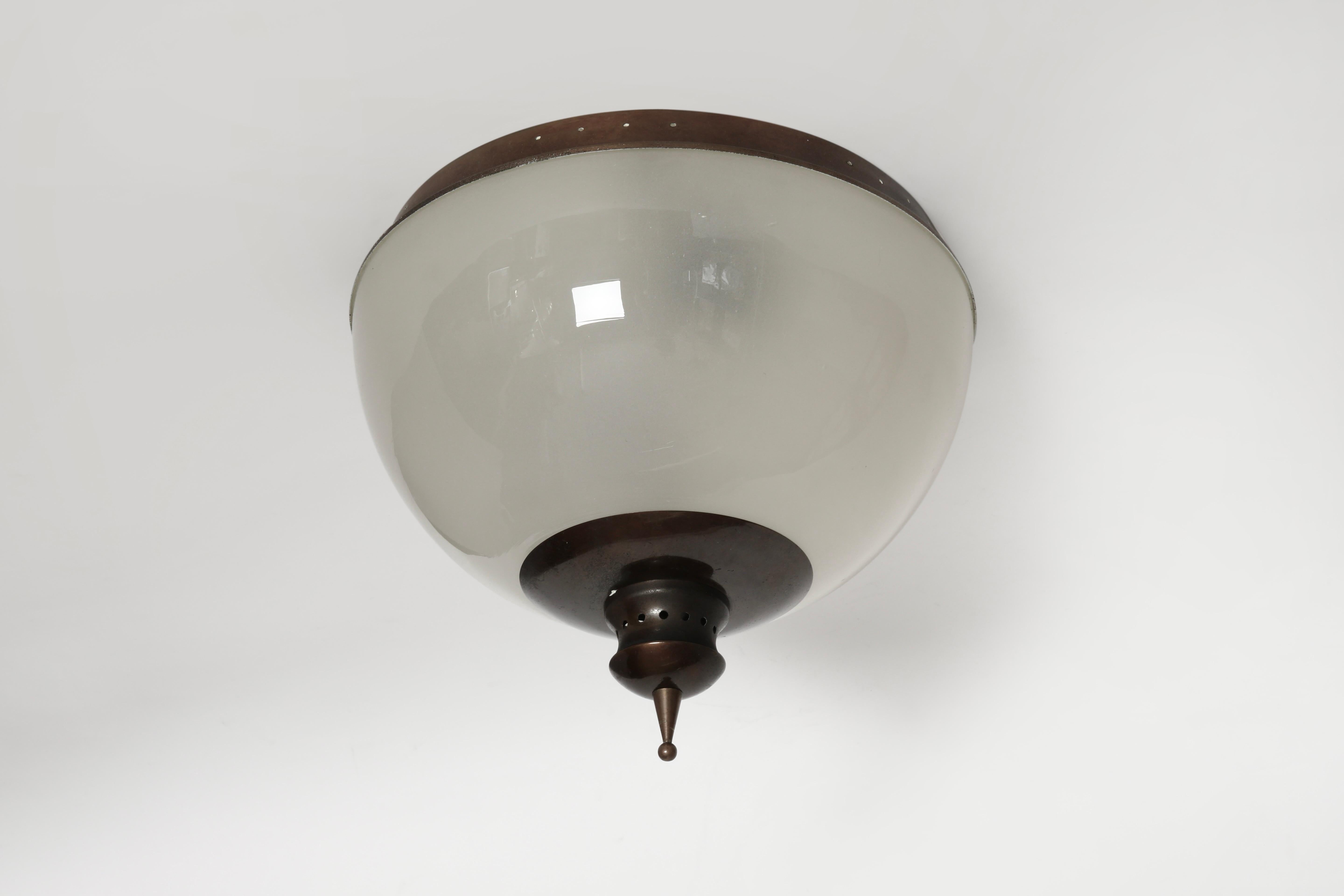 Mid-Century Modern Luigi Caccia Dominioni for Azucena Ceiling or Wall Light For Sale