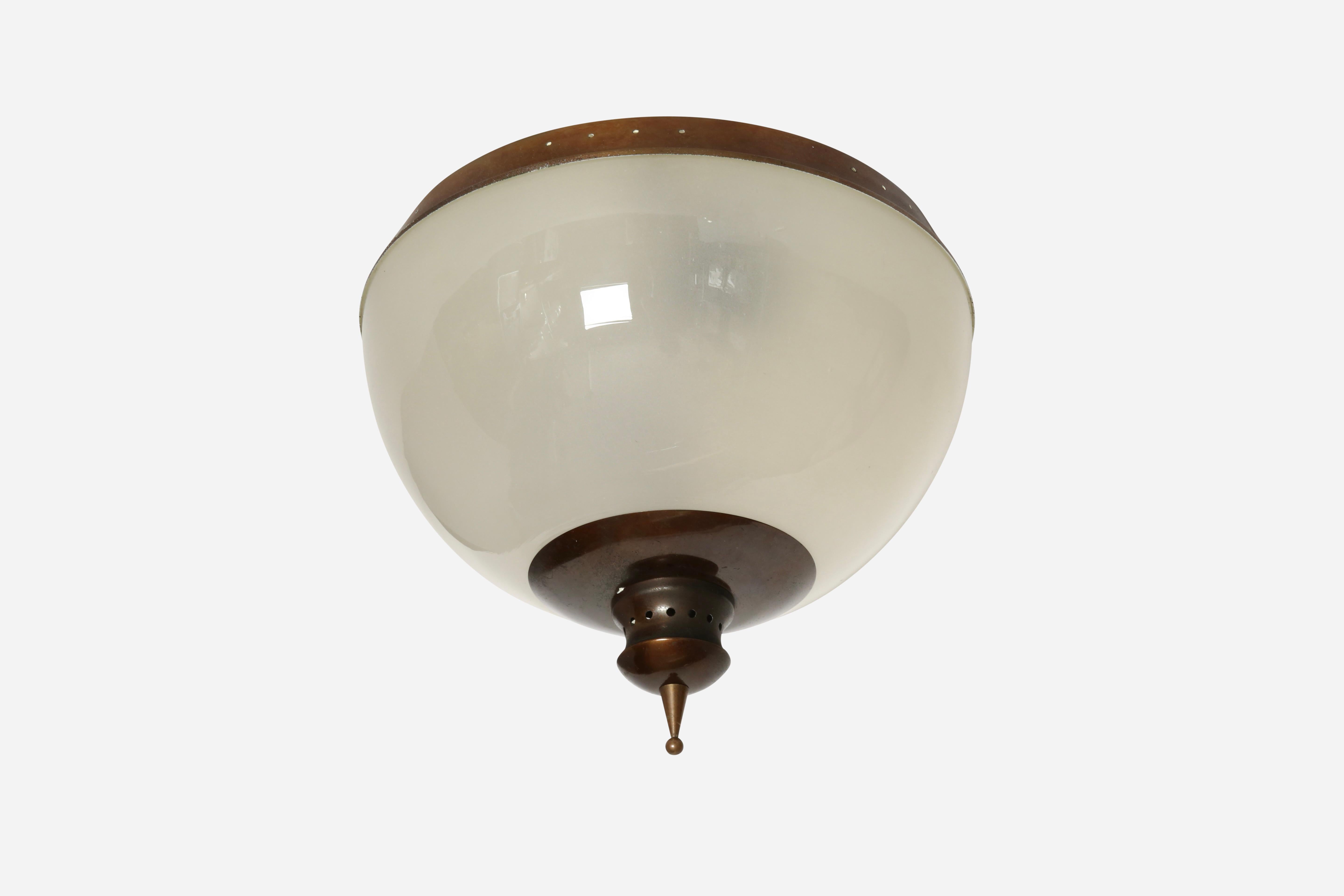 Mid-20th Century Luigi Caccia Dominioni for Azucena Ceiling or Wall Light For Sale