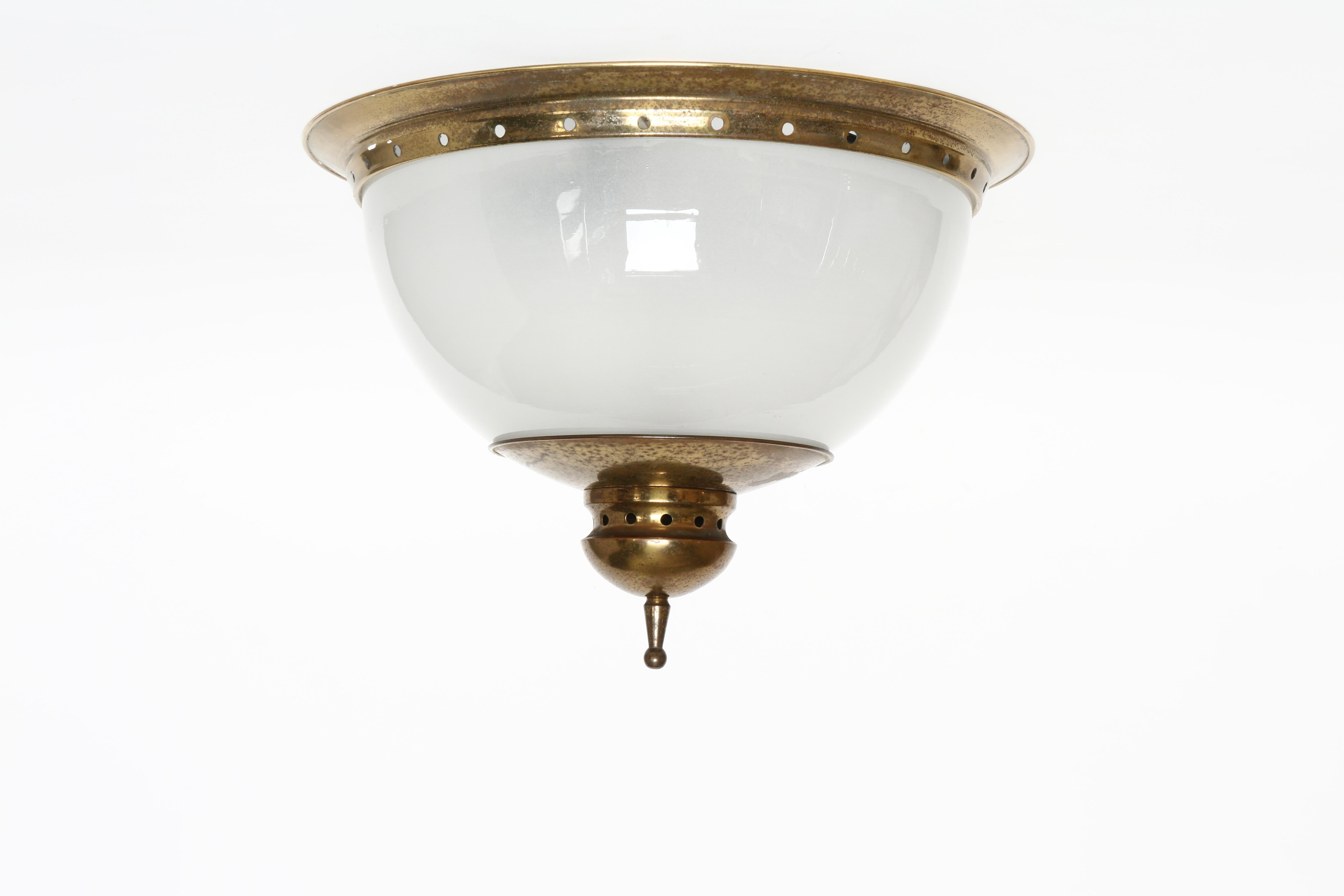 Brass Luigi Caccia Dominioni for Azucena Ceiling or Wall Light For Sale
