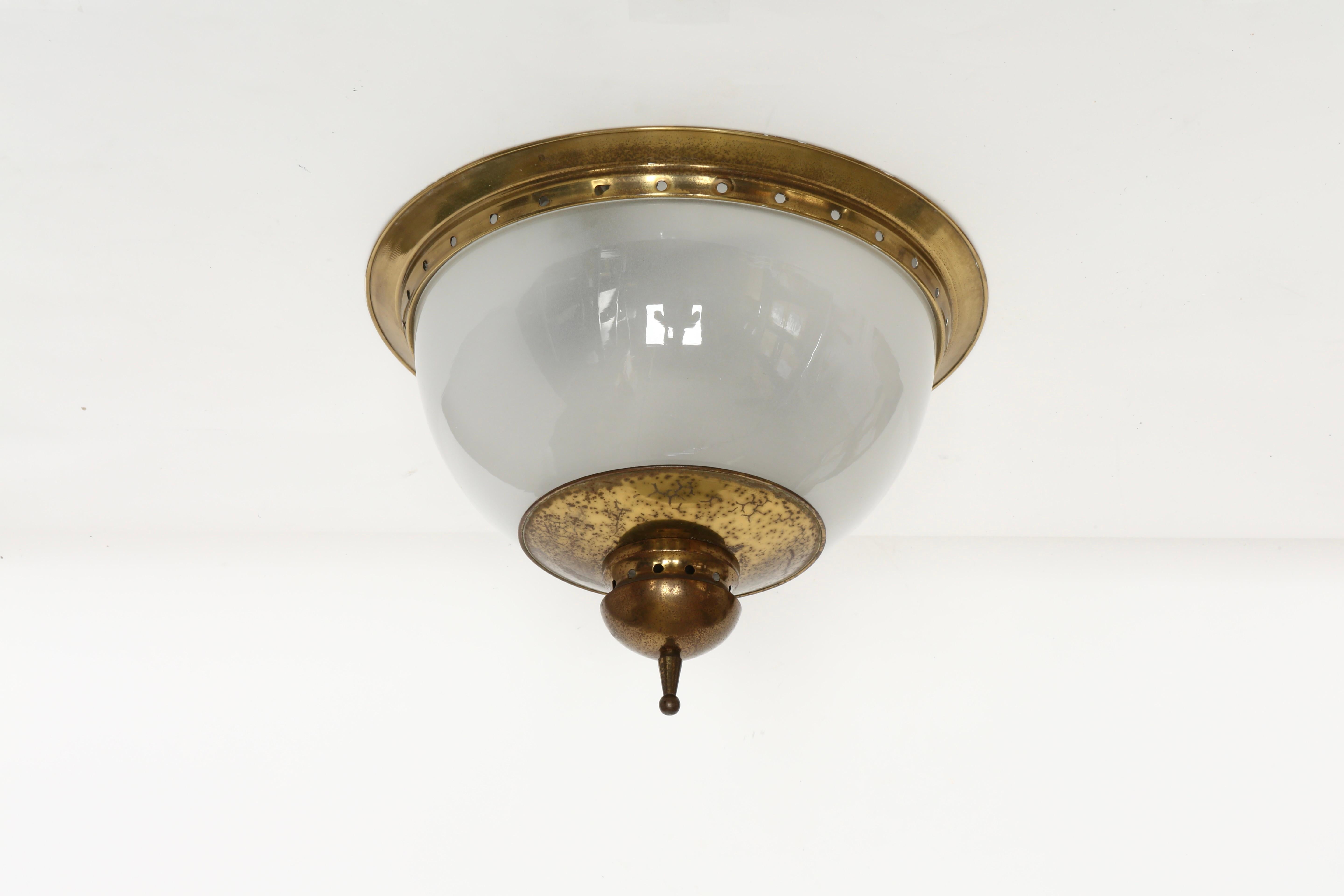 Brass Luigi Caccia Dominioni for Azucena Ceiling or Wall Light For Sale