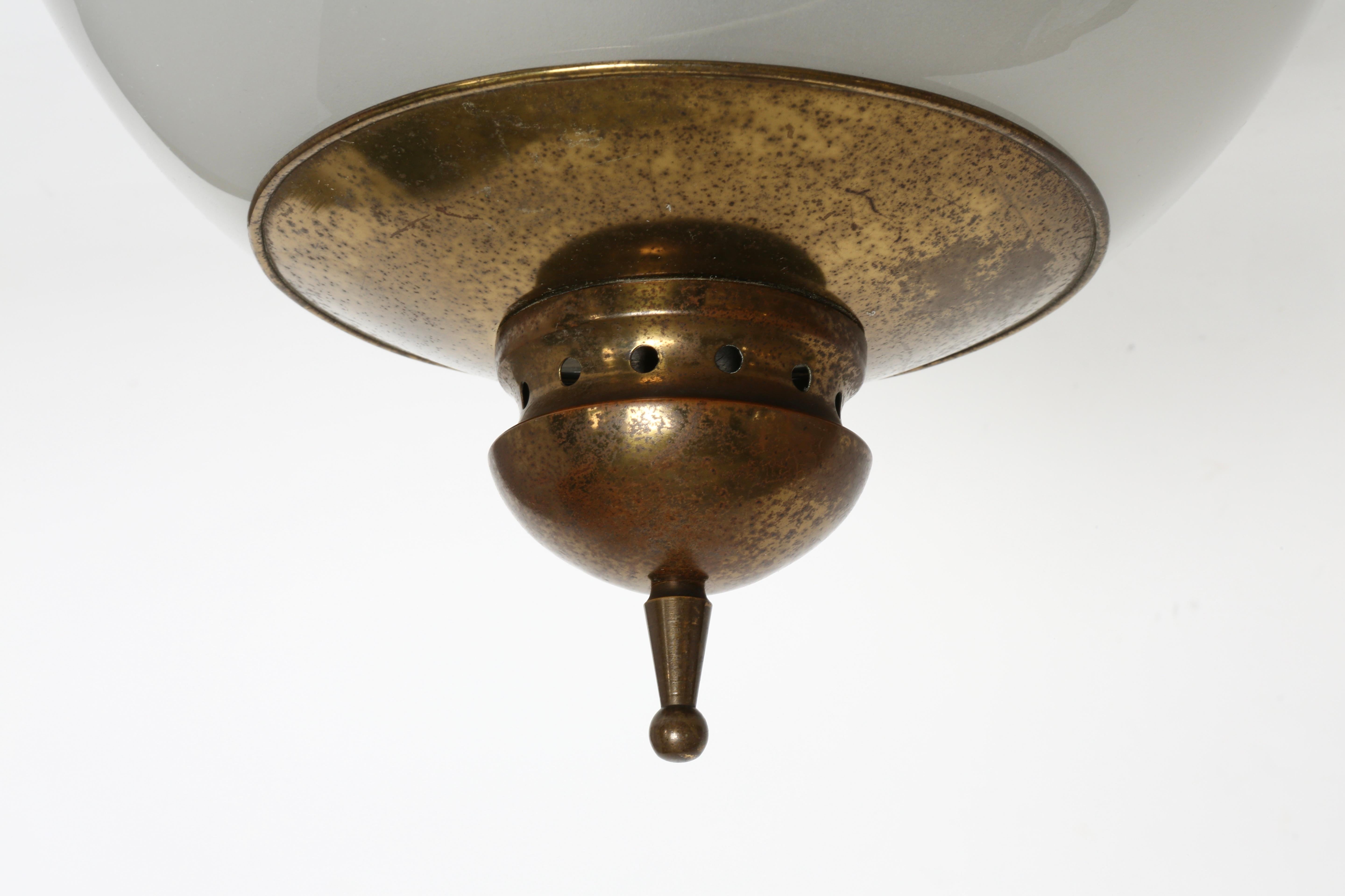 Laiton Luigi Caccia Dominioni for Azucena Ceiling or Wall Light, Italy circa 1960s en vente