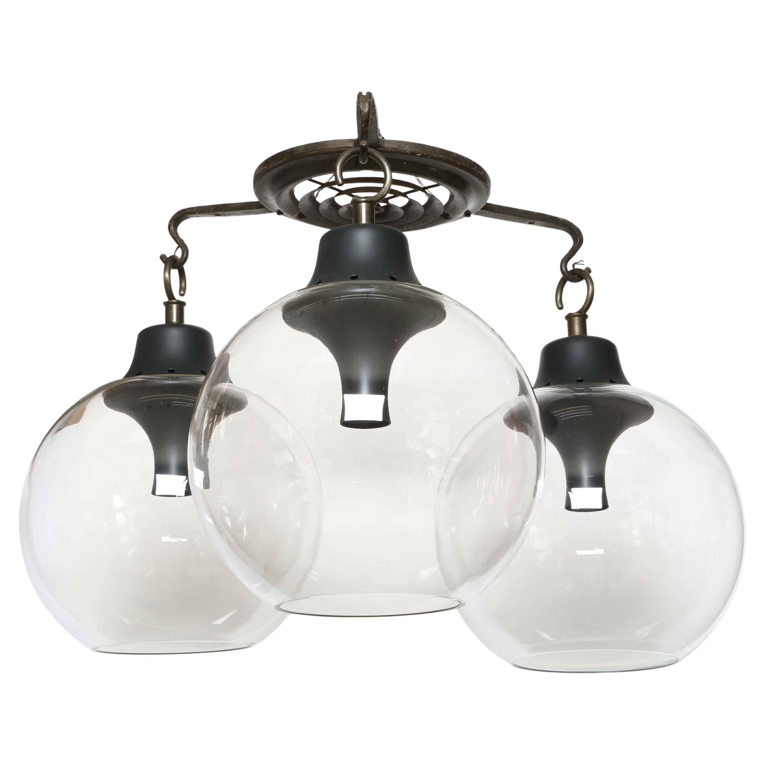 Luigi Caccia Dominioni for Azucena "Grappolo" Ceiling Light LS10 Large For Sale