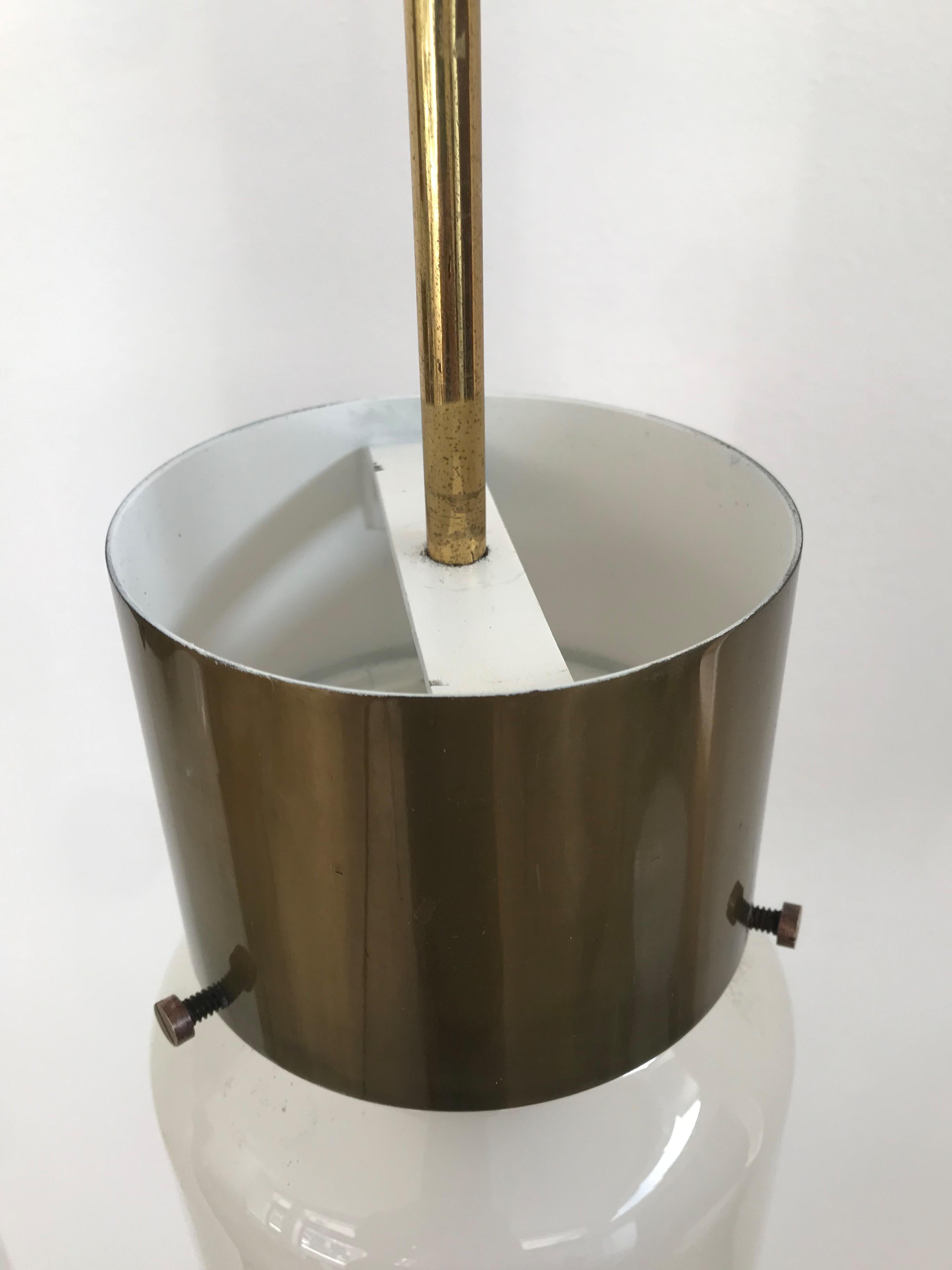 Luigi Caccia Dominioni for Azucena Italian Brass Glass 