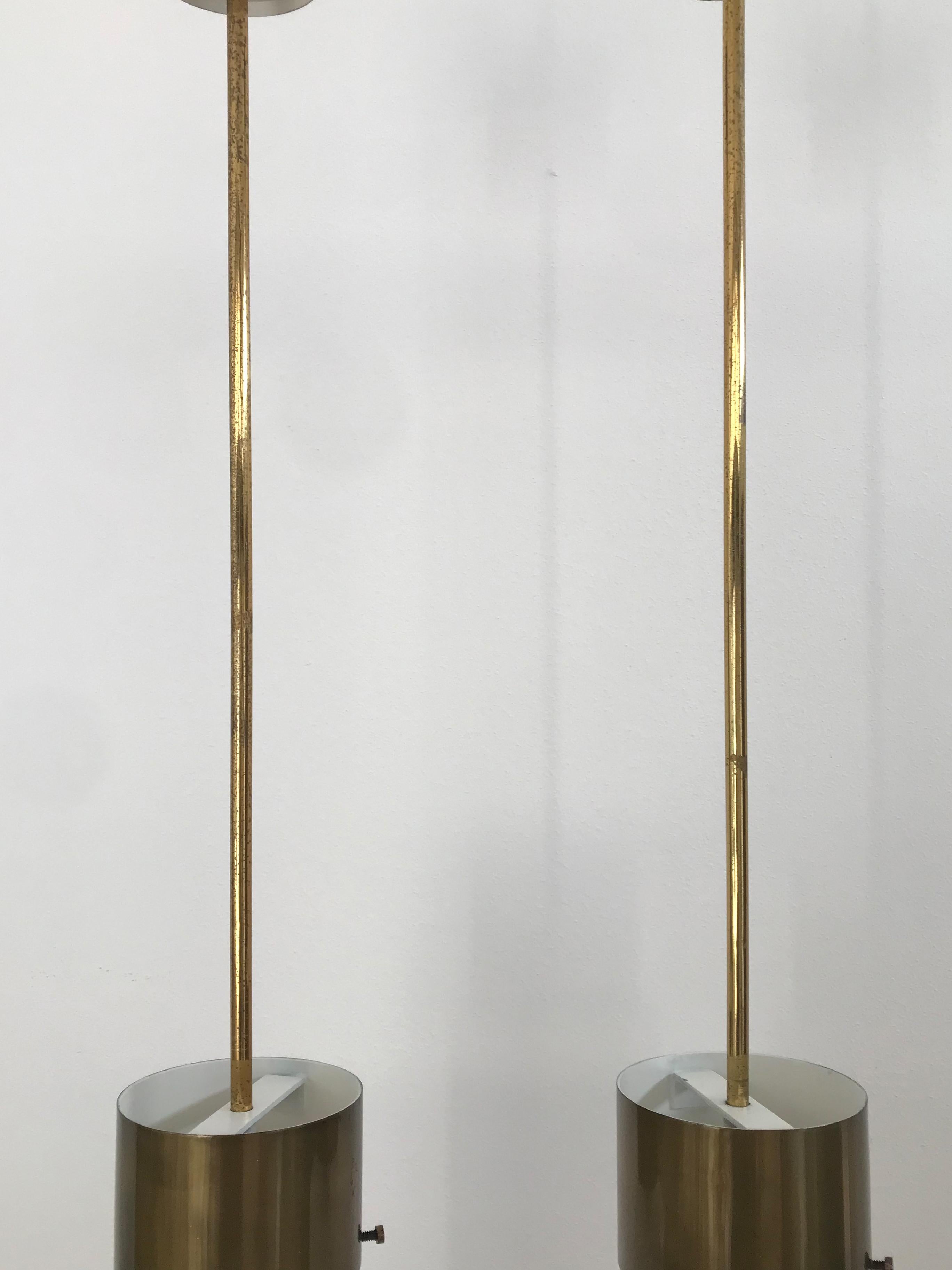 Luigi Caccia Dominioni for Azucena Italian Brass Glass 
