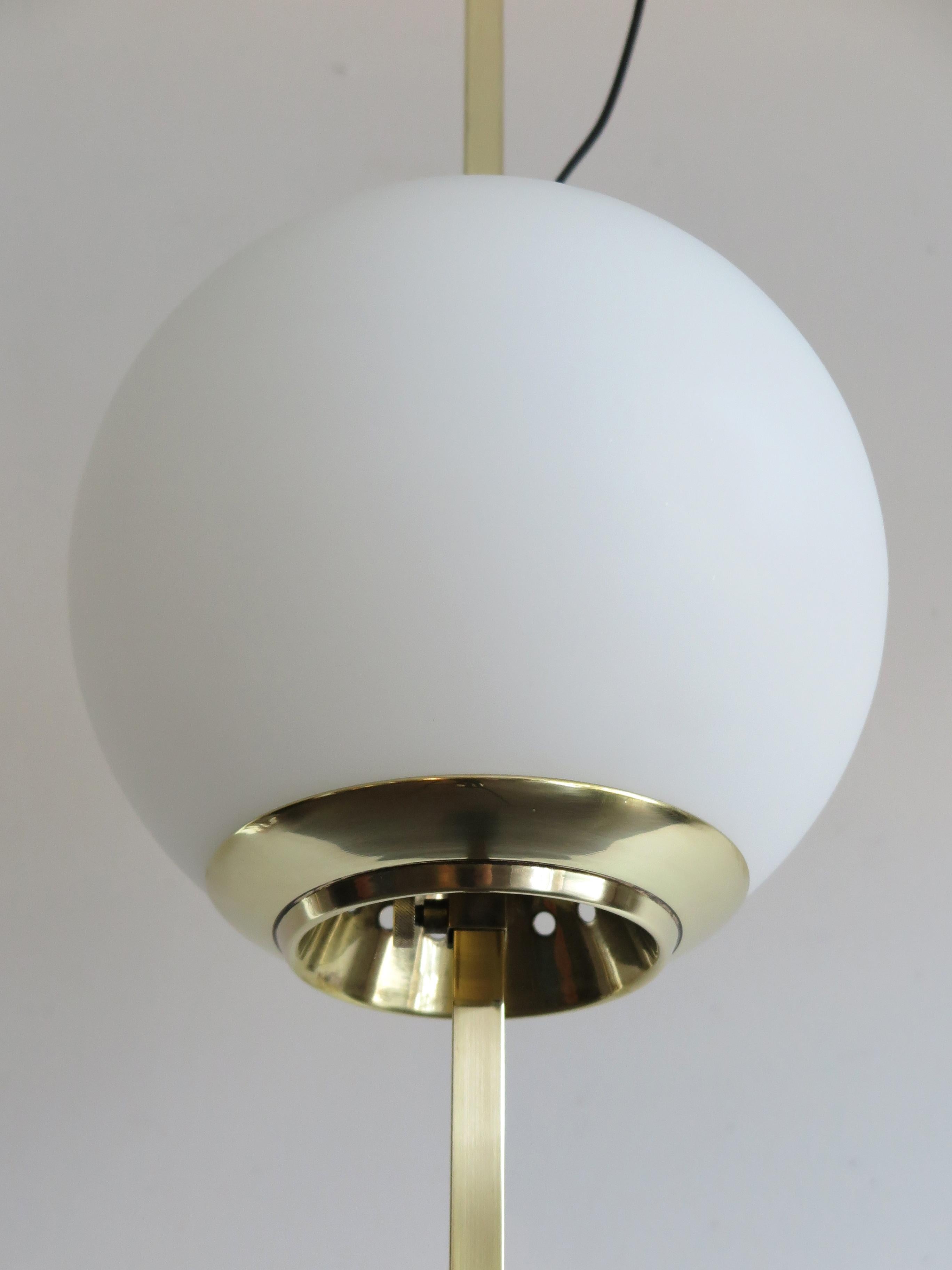 Mid-Century Modern Luigi Caccia Dominioni for Azucena Italian Floor Lamp Model Pallone, 1950s