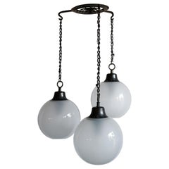 Luigi Caccia Dominioni for Azucena Italian "Grappolo" Glass Pendant Lamp, 1967